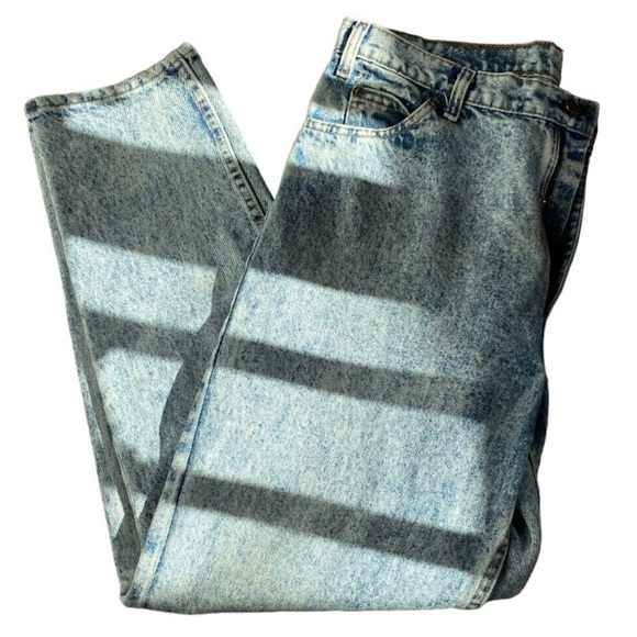 Vintage Levi's Acid Washed Orange Tab 550 Relaxed Taper Jeans Denim 36 X 32 - Picture 2 of 16